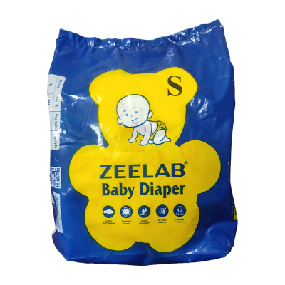 ZEELAB Baby Diaper | Pant Style Baby Diaper Small Size (Pack of 10)