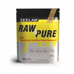 Zeelab Raw and Pure Whey Protein Concentrate 910 g (2 lb)