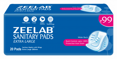 Zeelab Sanitary Pad 1X20 (Extra Large)